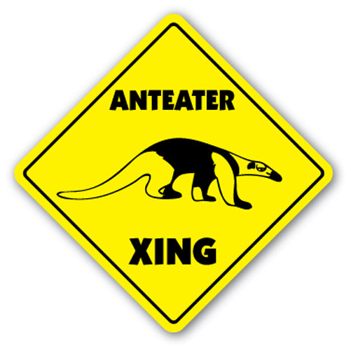 Anteater Crossing Vinyl Decal Sticker