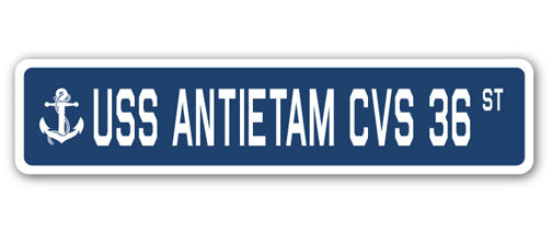 USS Antietam Cvs 36 Street Vinyl Decal Sticker