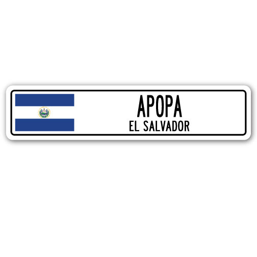 APOPA, EL SALVADOR Street Sign