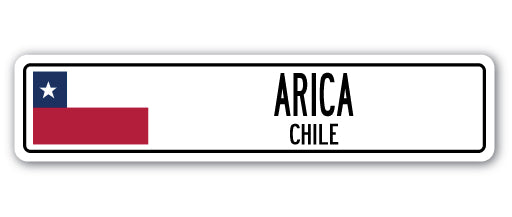 ARICA, CHILE Street Sign