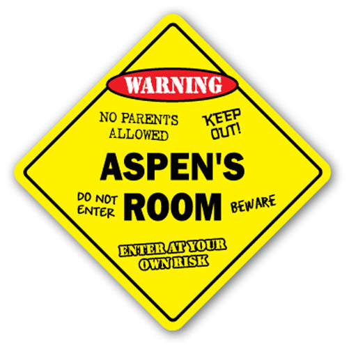 Aspen's Room Vinyl Decal Sticker