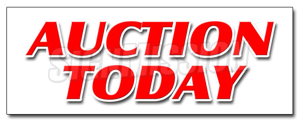 Auction Today Decal