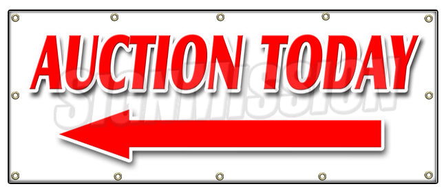 Auction Today Left Arrow Banner