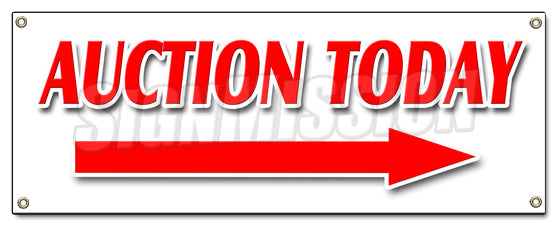 Auction Today Right Arrw Banner