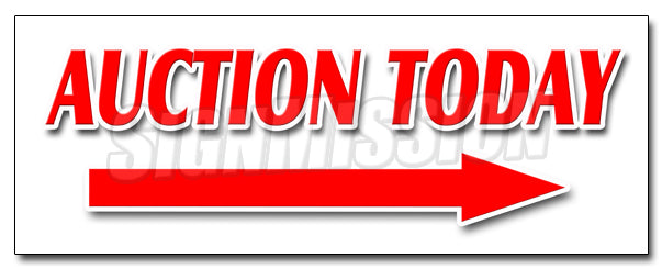 Auction Today Right Arrw Decal