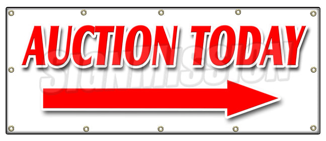 Auction Today Right Arrw Banner
