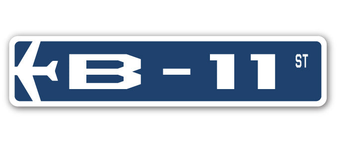 B-11 Street Sign