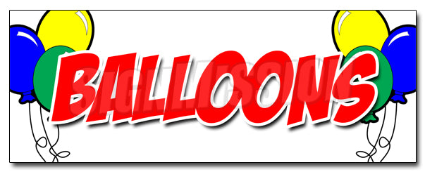 Balloons Decal