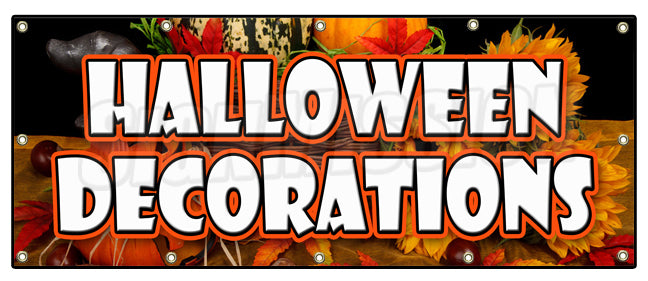 Halloween Decorations Banner