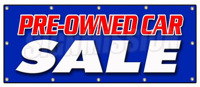 Pre-Owned Car Sale Banner
