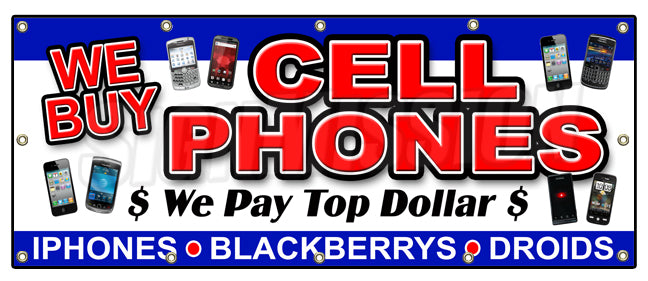 We Buy Cell Phones Banner