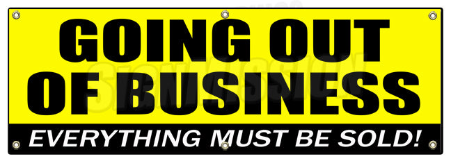 Going Out Of Business Banner