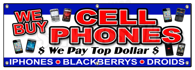 We Buy Cell Phones Banner