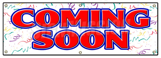 Coming Soon Sing and Banner