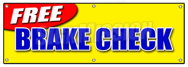 Free Brake Check Banner