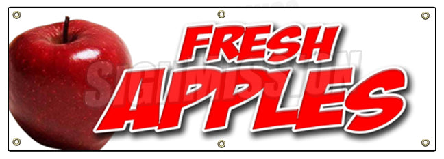 Fresh Apples Banner