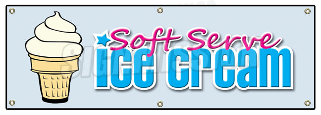 Soft Serve Vanilla Banner