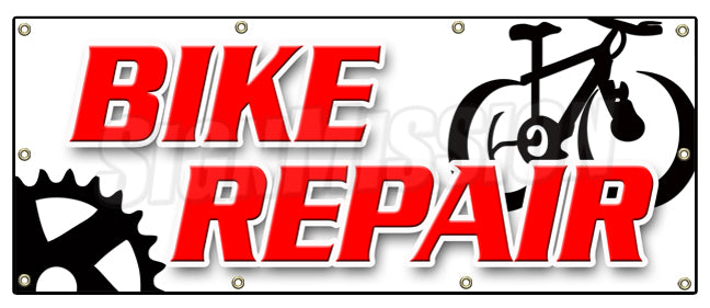 Bike Repair Banner