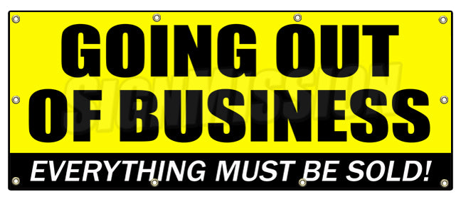 Going Out Of Business Banner