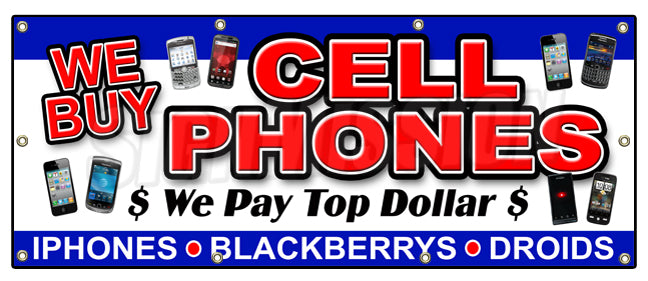 We Buy Cell Phones Banner