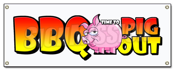 BBQ Pig Out Banner