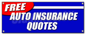Free Auto Insurance Quotes Banner