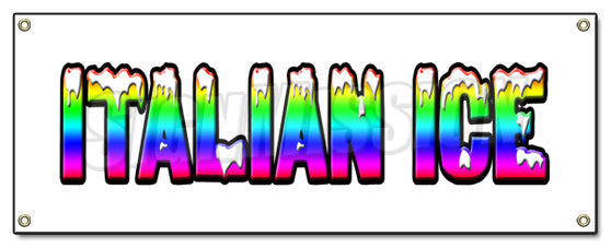 Italian Ice Banner
