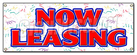 Now Leasing Banner
