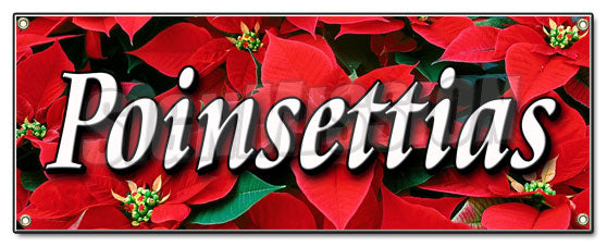 Poinsettias Banner