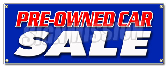 Pre-Owned Car Sale Banner