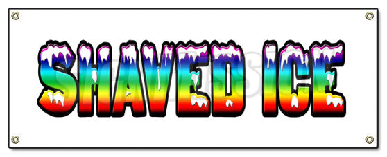 Shaved Ice Banner