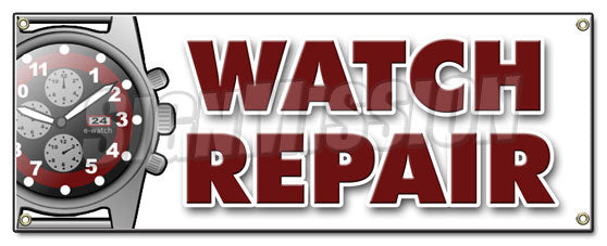 Watch Repair Banner