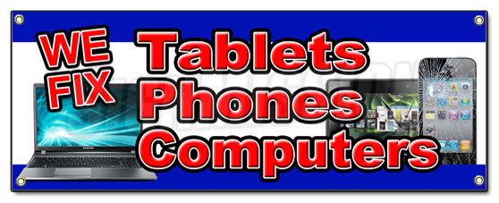 We Fix Tablets Phones Comput Banner