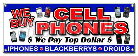 We Buy Cell Phones Banner