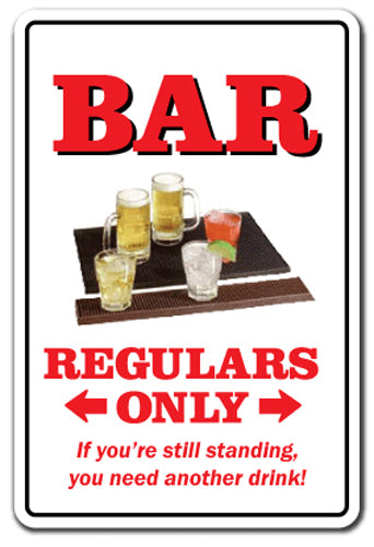 Bar Vinyl Decal Sticker