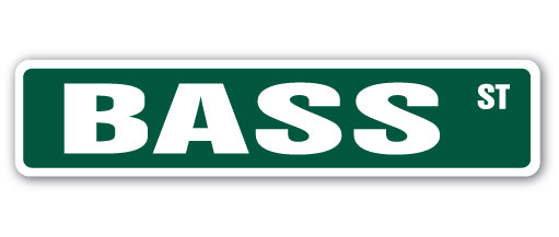 Bass Street Vinyl Decal Sticker