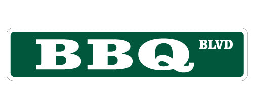 Bbq Street Vinyl Decal Sticker