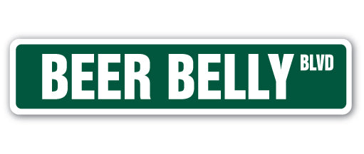 Beer Belly Street Vinyl Decal Sticker