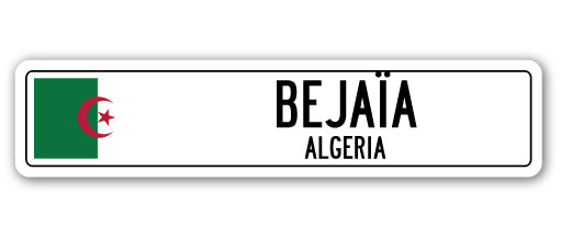 BEJAÃÂA, ALGERIA Street Sign