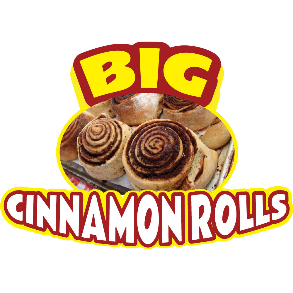 Big Cinnamon Rolls Die Cut Decal