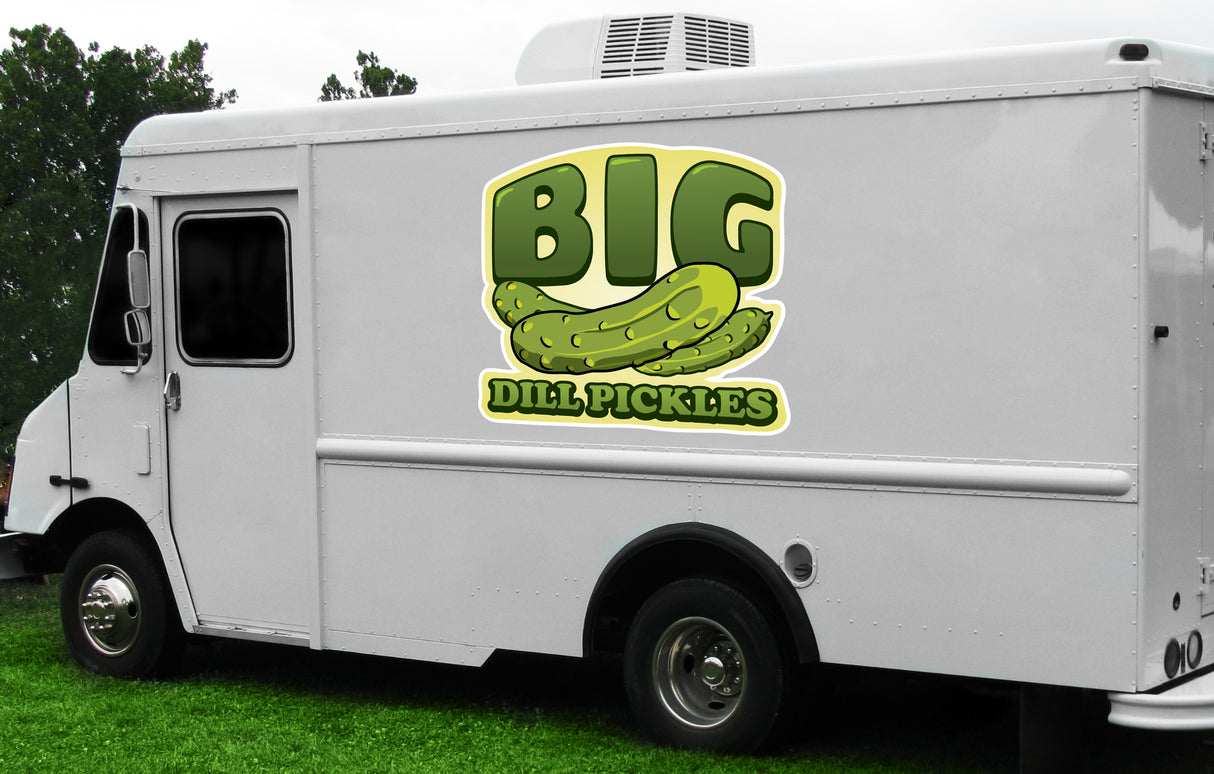 Big Dill Pickles Die Cut Decal