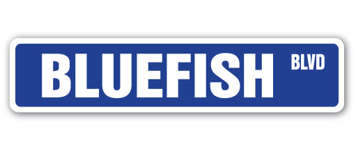 Bluefish Street Vinyl Decal Sticker
