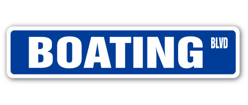 BOATING Street Sign