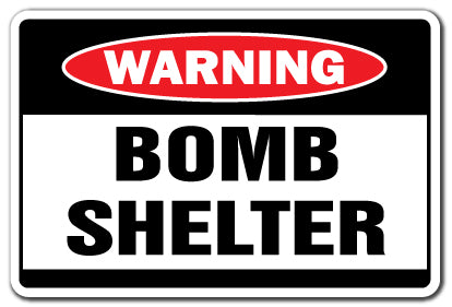 Bomb Shelter Vinyl Decal Sticker