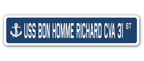 USS Bon Homme Richard Cva 31 Street Vinyl Decal Sticker