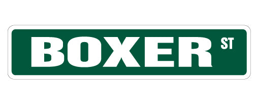 Boxer Street Vinyl Decal Sticker