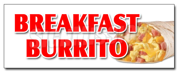 Breakfast Burrito Decal