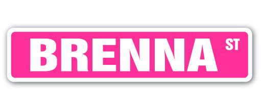 Brenna Street Vinyl Decal Sticker