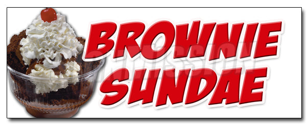 Brownie Sundae Decal