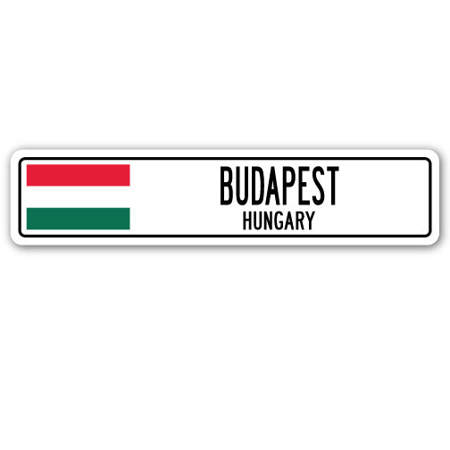 Budapest, Hungary Street Vinyl Decal Sticker
